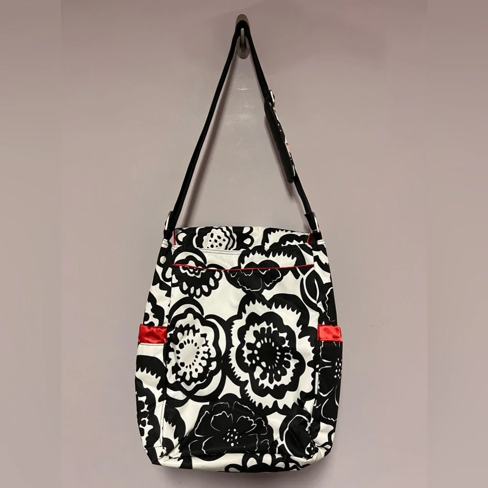 JUJUBE Be Hip WASHABLE Diaper BABY Bag FLORAL Onyx BLOSSOMS Maternity
